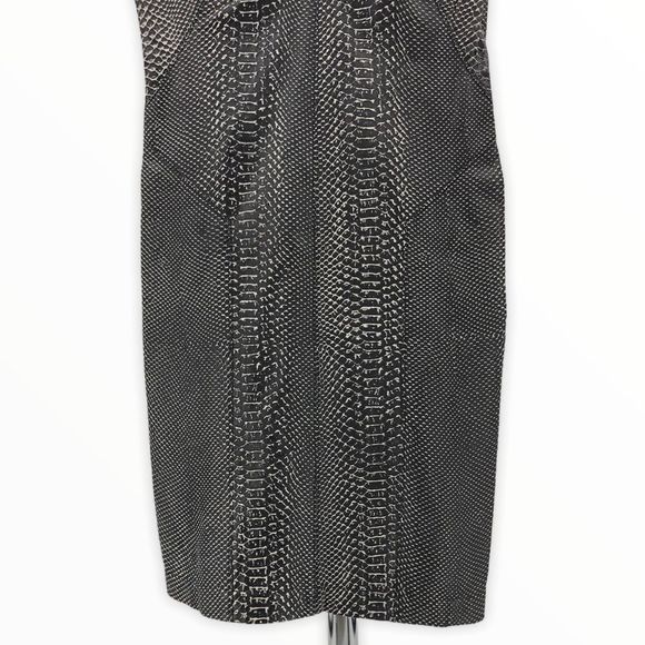 Kimberly Ovitz Snakeskin Embossed Leather Dress - Picture 4 of 14
